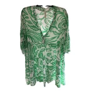 New collection italy Dress Green And White Size L/XL
